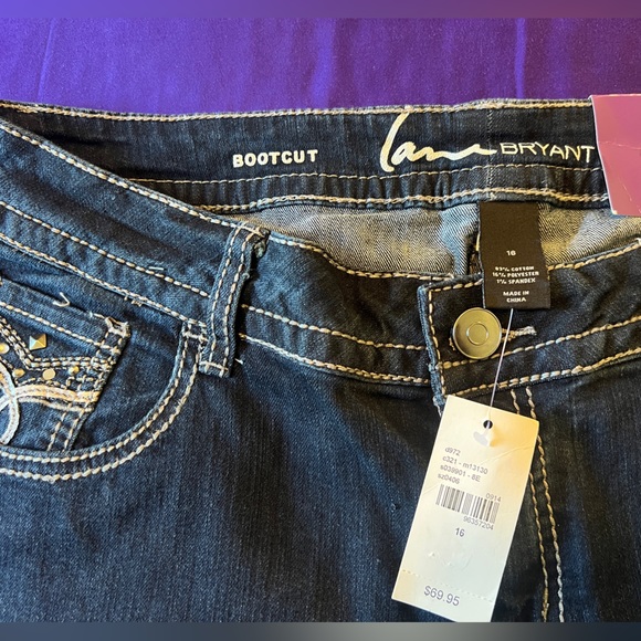Lane Bryant Stretch Denim Boot Cut Jeans - Picture 3 of 5